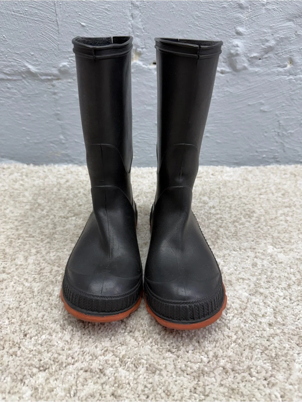 Wonder Nation Kids Pull-On Rubber Play Chore Mud Rain Boots Size 13